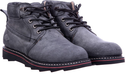 

Motocult Suede Leather Shoe Outdoors For Men(Black