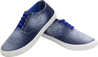 

Foot-On Canvas Shoes For Men(Blue