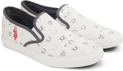 

U.S. Polo Assn NICOLAS Loafers For Men(White, Off white