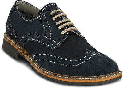 

Get Glamr Boyle Wingtip Corporate Casuals For Men(Blue