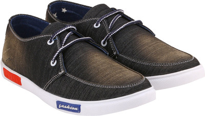

Kzaara Canvas Shoes For Men(Black, Brown