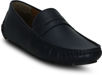 

Get Glamr Driver Penny Loafers For Men(Blue