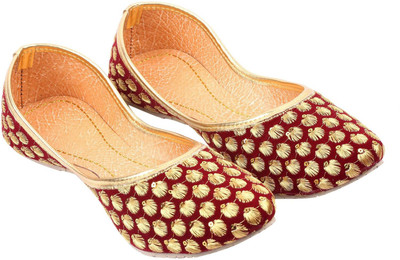 

RED CHOICE Bellies For Women(Maroon, Beige