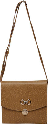 

Roshiaaz Girls Casual Brown PU Sling Bag