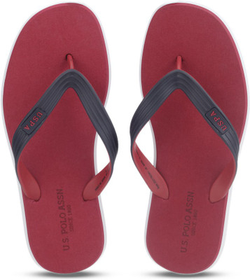 

U.S. Polo Assn PORT Flip Flops, Red