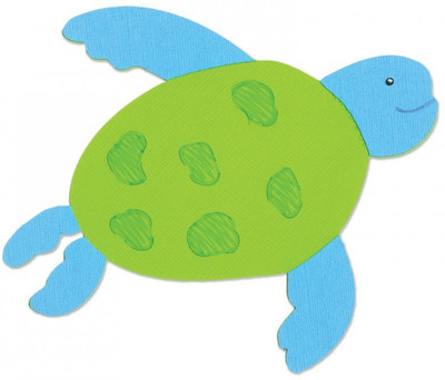 

SIZZIX Bigz Die - Turtle #3 A11157 animal Stencil(Pack of 1, turtle)