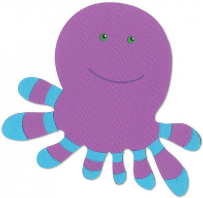 

SIZZIX Bigz Die - Octopus A11153 animal Stencil(Pack of 1, octopus)