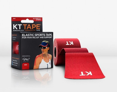 

KT TAPE Original Pre-Cut 20 Strip Cotton Red Foot Support