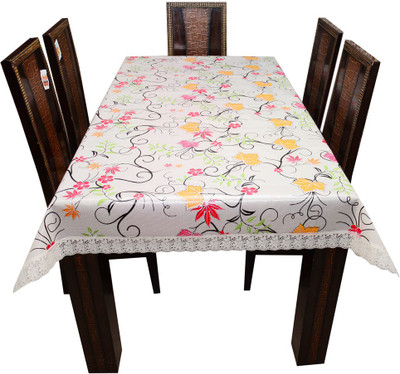

The Trendy Printed 8 Seater Table Cover(Multicolor, PVC)