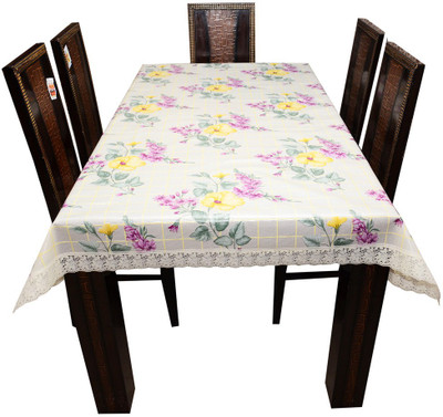 

The Trendy Printed 6 Seater Table Cover(Multicolor, PVC)
