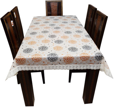 

The Trendy Printed 6 Seater Table Cover(Multicolor, PVC)