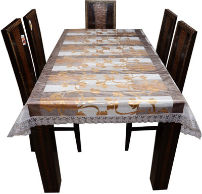 

The Trendy Printed 6 Seater Table Cover(Multicolor, PVC)