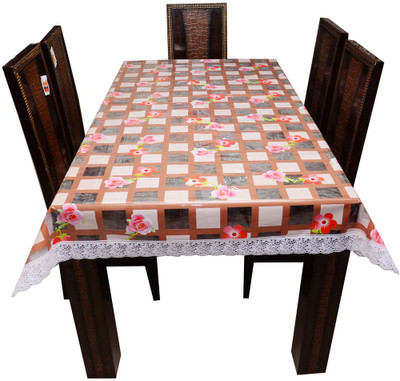 

The Trendy Printed 6 Seater Table Cover(Multicolor, PVC)