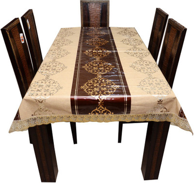 

The Trendy Printed 6 Seater Table Cover(Multicolor, PVC)