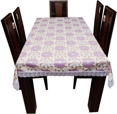 

The Trendy Printed 6 Seater Table Cover(Multicolor, PVC)