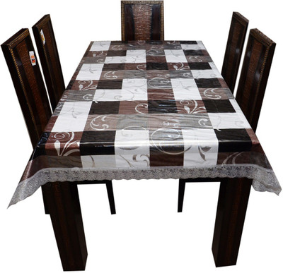 

The Trendy Printed 8 Seater Table Cover(Multicolor, PVC)