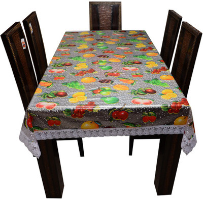 The Trendy Printed 8 Seater Table Cover(Multicolor, PVC)