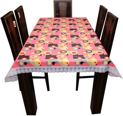 

The Trendy Printed 6 Seater Table Cover(Multicolor, PVC)