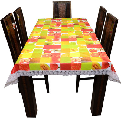 The Trendy Printed 8 Seater Table Cover(Multicolor, PVC)
