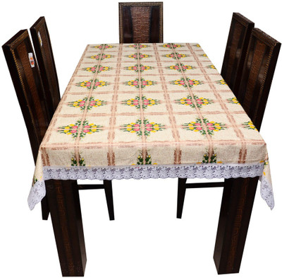 

The Trendy Printed 6 Seater Table Cover(Multicolor, PVC)