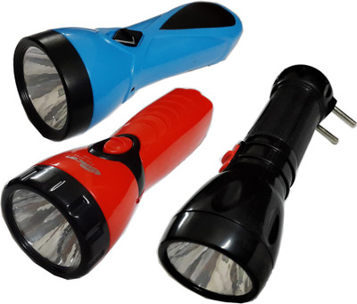 

Tuscan Rechargeable Set of 3Pcs TSC-3745/3882/3806 Torch(Multicolor : Rechargeable)