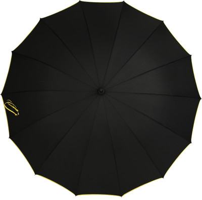 

HOU-DY Pongee Unisex Elegant Umbrella(Black)