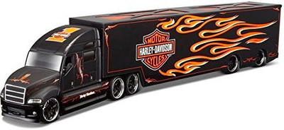 Maisto Harley Davidson Custom Haulers Truck - 1(Black)