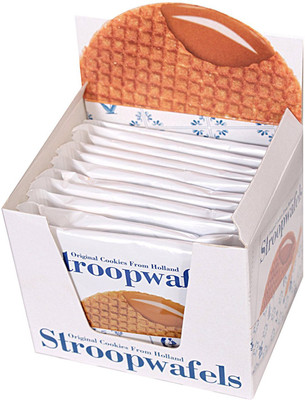 Dutch Delights Stroopwafels Snack Foods Waffles(315 g, Pack of 10)