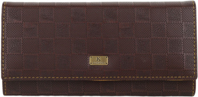 

K London Girls Brown Artificial Leather Wallet(4 Card Slots)