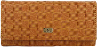 

K London Girls Tan Artificial Leather Wallet(4 Card Slots)
