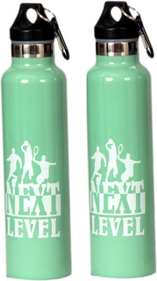 

FULLHOUZ Latest Design 900 ml Water Bottles(Set of 2, Multicolor)