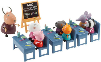 

kidoz kingdom PINK PIG SCHOOL SET(Multicolor)