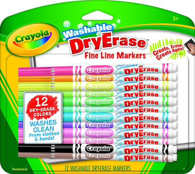 

Crayola Dry Erase Fine Line Markers