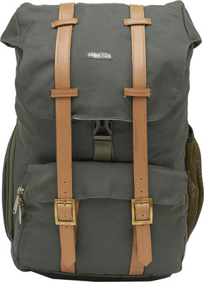 

Bags R Us Rustic 19 L Backpack(Brown), Military green