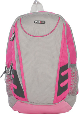 

Bags R Us Fury 25 L Backpack(Grey, Pink)