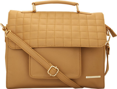 

LAPIS-O- LUPO Terra-Cotta Beige Sling Bag(Beige, 9 L)