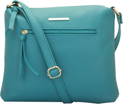 

LAPIS-O-LUPO Pierre Turqueise Sling Bag(Blue, 9 L)