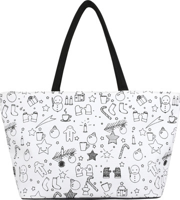 

Angesbags Anges Bloom Snowy Shoulder Bag(White, 5 inch)