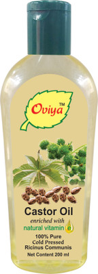 

Oviya cold pressed pure organic castor oil(200 ml)