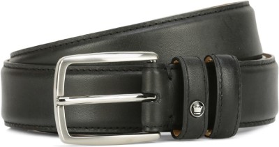 

Louis Philippe Men Brown Genuine Leather Belt, Black