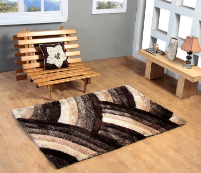 

Excel Bazaar Brown Polyester Carpet(120 cm X 180 cm)