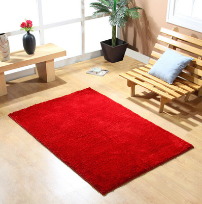 

Excel Bazaar Maroon Polyester Carpet(120 cm X 180 cm)