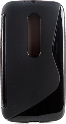 The Little Shop Back Cover for Motorola Moto G (3rd Generation)(Black, Shock Proof, Rubber) Flipkart