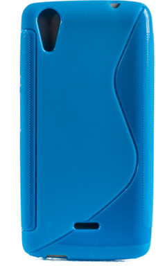 Mystry Box Back Cover for Micromax Canvas Selfie 2 Q340(Blue, Silicon, Pack of: 1)