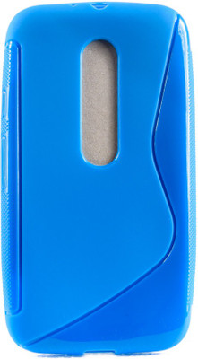 The Little Shop Back Cover for Motorola Moto G (3rd Generation)(Light Blue, Shock Proof, Rubber) Flipkart