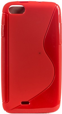 Mystry Box Back Cover for Micromax Bolt D321(Red, Silicon, Pack of: 1)