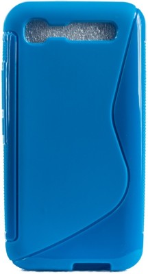 Mystry Box Back Cover for Intex Aqua Y2 Pro(Blue, Silicon, Pack of: 1)