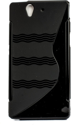 The Little Shop Back Cover for sony xperia z l36h(Black, Shock Proof, Rubber) Flipkart