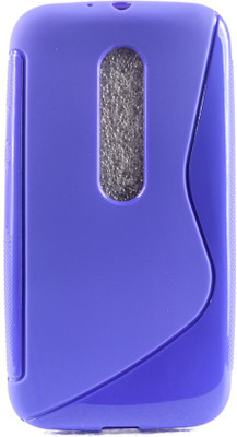 The Little Shop Back Cover for Motorola Moto G3 3rd Gen(Purple, Shock Proof, Rubber) Flipkart