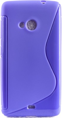 Mystry Box Back Cover for Microsoft Lumia 535(Purple, Silicon, Pack of: 1)